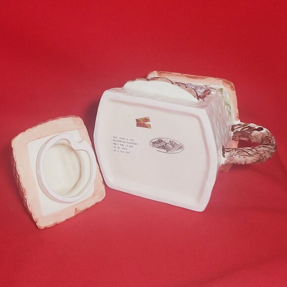 Vintage Heritage Mint Tiled Cottage Decorative Tea Pot 1991 - Picture 6 of 12